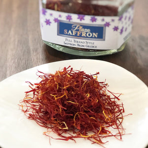 Full Thread Greek Saffron 14 Gram Jar, Full Length Saffron Threads