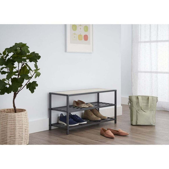 TRINITY 3-Tier Shoe Bench, 36