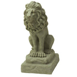 Emsco 28" Guardian Lion Statue, Sand-color Garden Sculpture