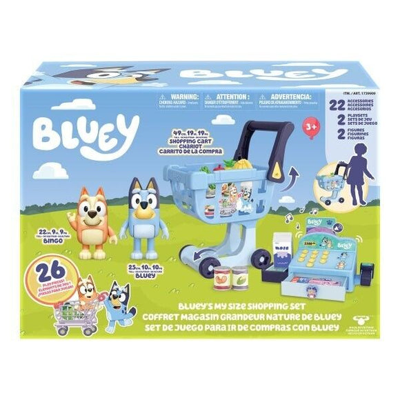 Bluey My Size Shopping Cart Set, 19