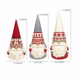 Jim Shore Heartwood Creek Christmas 2023 Holiday Nordic Gnome Figurines, Set of 3