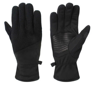 Spyder Core Conduct Gloves, Thermal Temperature Regulation Leather Palm