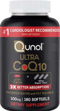 Qunol Ultra CoQ10 100 mg., 180 Softgels 100mg 6 Month Supply