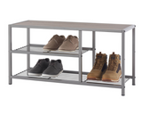 Trinity 3-Tier Bench with Boot and Shoe Storage, 36"W x 13.2"D x 18"H