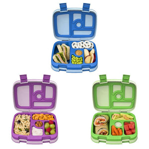 Kids Bento-Themed Lunch Box Containers Airtight Leak-proof, 3-Pack