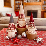 Jim Shore Heartwood Creek Christmas 2023 Holiday Nordic Gnome Figurines, Set of 3