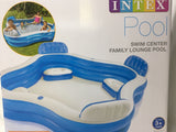 Intex Swim Center Family Lounge Pool, 90" x 90"x 26"
