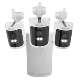 Swann  AllSecure600 2K Wireless Security 3-Cam Kit with 64GB Storage Hub Tower and Spotlights