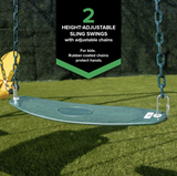 Sportspower Pine Grove 10Ft Swing Set,  (2) Swing (1) Skyflyer Swing