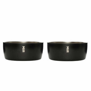 MiiR Double Wall Stainless Steel 50oz Dog Bowl, 2pk