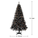 6.5’ Pre-Lit Pine Artificial Christmas Tree with 250 LED lights