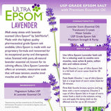 Saltworks Ultra Epsom Lavender Bath Salts, 18 Pound Bag