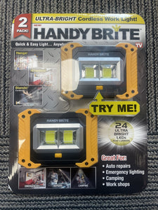 Handy Brite Ultra-Bright Cordless Work Light, 2 pk.