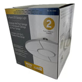 Global Value Lighting 5-panel LED Garage Light, 2-pack
