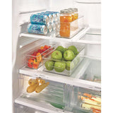 iDesign Kitchen Refrigerator Fridge Freezer Pantry Storage Bins, 4-piece Set