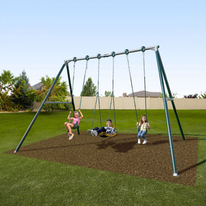 Sportspower Pine Grove 10Ft Swing Set,  (2) Swing (1) Skyflyer Swing