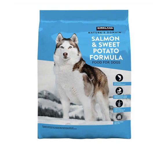 Kirkland Signature Nature's Domain Salmon & Sweet Potato Formula Dog Food, 35 Lb
