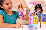 Barbie Dolls & Accessories Boardwalk Playset, Beach Boardwalk Brooklyn & Malibu 2 Dolls