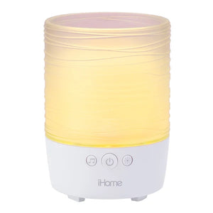 iHome Bluetooth Candle Speaker, Color Light and Sound Therapy Meditation Timer