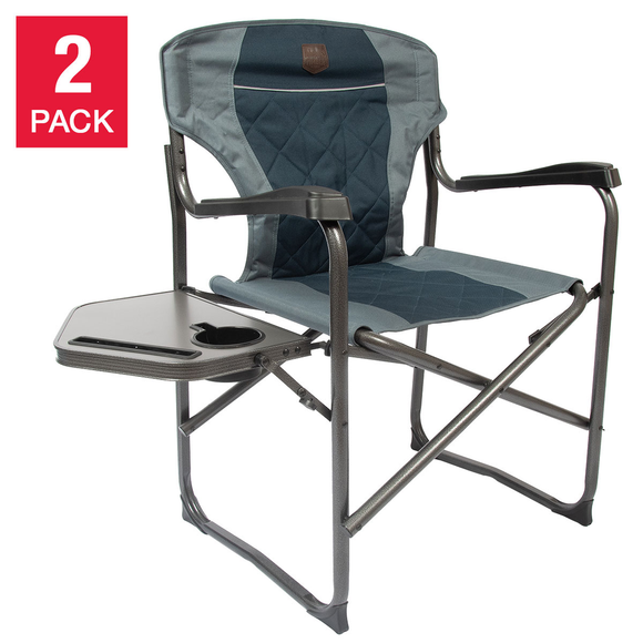 2-Pack Portable Folding Director's Chair by Timber Ridge, Camping Chair