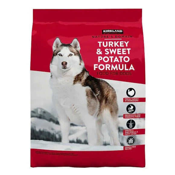 Kirkland Signature Nature's Domain Turkey Meal and Sweet Potato Dog Food 35 lb.