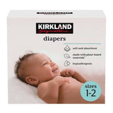 Kirkland Signature Diapers Sizes 1-2, W/ Exclusive Health and Outdoors Wipes