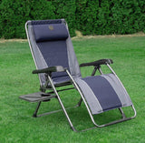 Timber Ridge Zero Gravity Lounger, Summer Lounge Chair with Cup Holder Tray