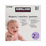 Kirkland Signature Diapers Sizes 1-2, W/ Exclusive Health and Outdoors Wipes