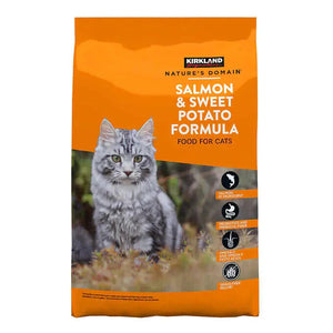 Kirkland Signatur Nature's Domain Grain-Free Salmon Meal & Sweet Potato Formula Cat Food, 18 Lbs