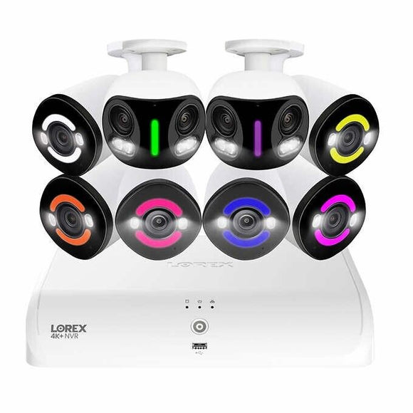 Lorex Fusion 4K+ NVR System w/ 8 Cameras + 2TB Storage