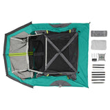 CORE 6-person Cabin Tent with Screenhouse,  Fits 2 Queen Air Mattresses