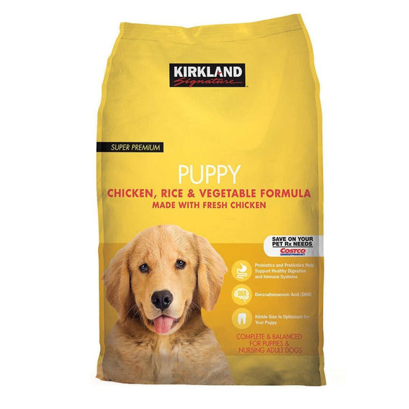 Kirkland Signature Puppy Formula Chicken, Rice And Vegetable Dog Food 20 Lb.