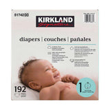 Kirkland Signature Diapers Sizes 1-2, W/ Exclusive Health and Outdoors Wipes