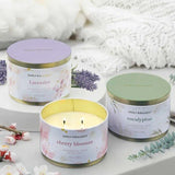 Simply Indulgent 3-pack 14oz Scented Candles, 4 Cotton Wicks