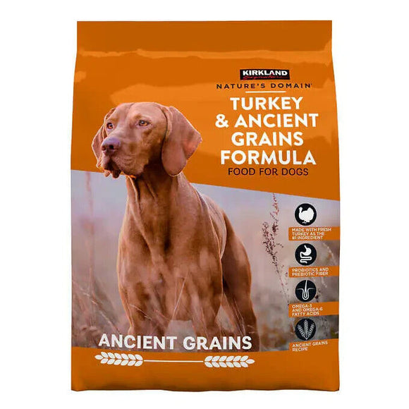 Kirkland Signature Nature's Domain Turkey and Ancient Grains Formula Dog Food, 35 lb