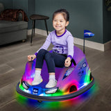 Flybar 12V GLOW Bumper Car, 4 Years - 9 Years, Spins 360 Degrees