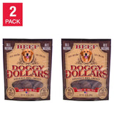 Doggy Dollars Premium Beef Dog Treats 32 Oz, 2-Pack