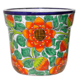 Stylecraft Talavera Style Ceramic Planter, 19” Dia. x 17” H