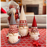 Jim Shore Heartwood Creek Christmas 2023 Holiday Nordic Gnome Figurines, Set of 3