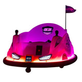 Flybar 12V GLOW Bumper Car, 4 Years - 9 Years, Spins 360 Degrees