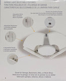 Global Value Lighting 5-panel LED Garage Light, 2-pack