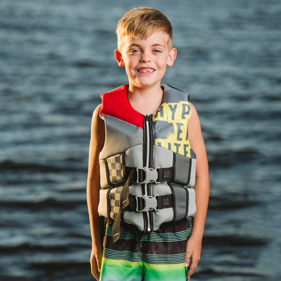 Hyperlite Youth Life Vest, Fit Youth Boys 55-88 lbs