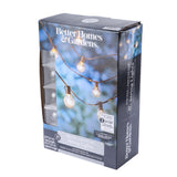 Better Homes & Gardens 20-Count Clear Glass Globe G40 Bulbs String Lights