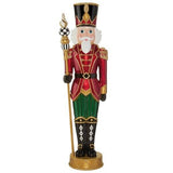 6' Nutcracker with LED Lights & Music - 25 LED Lights Decor - Indoor/Outdoor Use