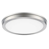 Energetic Lighting 14" LED Flush Mount Light Fixture, 1560 Lumens Brushed Nickel