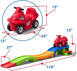 Step2 Anniversary Edition Up & Down Indoor Outdoor Roller Coaster Toy w/ Car