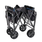 Mac Sports XL Folding Wagon with Large All-terrain Wheels, 38.6'' x 21.7'' x 25