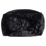 Brentwood Originals Bristol Faux Fur Pouf, 20" L x 20" W x 12" H