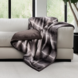 Mon Chateau Faux Fur Throw, 60” x 70” Thick Luxe Faux Fur Throw Blanket