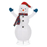 LED Pop-Up Snowman Family Sculpture, Christmas Decorations, Holiday, Outdoor